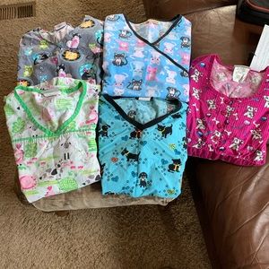 Small scrub tops